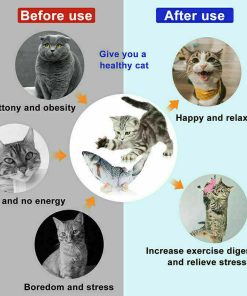 Alternative view of Electric Fish Cat Toy Realistic Interactive Kicker Jumping Dancing Kitten Toys