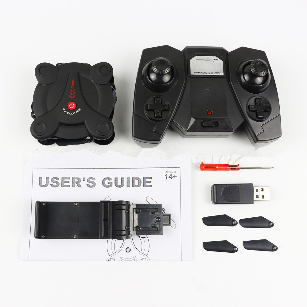 Drone Folding WIFI Mini Aerial Photography Aircraft Charger Remote Control Airplane Toy - Image 2