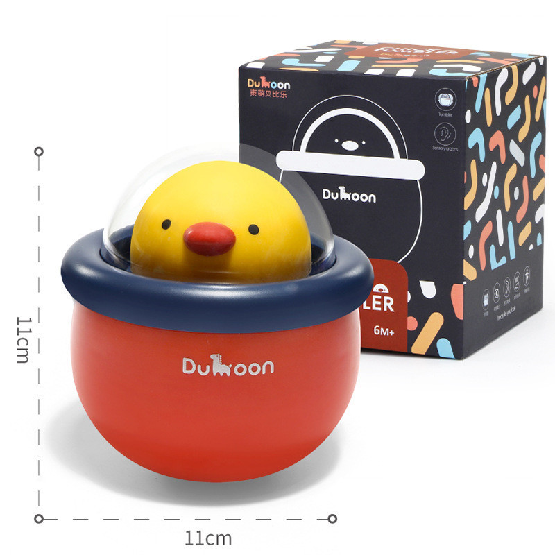 Little Cute Chicken Tumbler Music Bells Infants Educational Early Education Baby Rattle Toys - Image 6