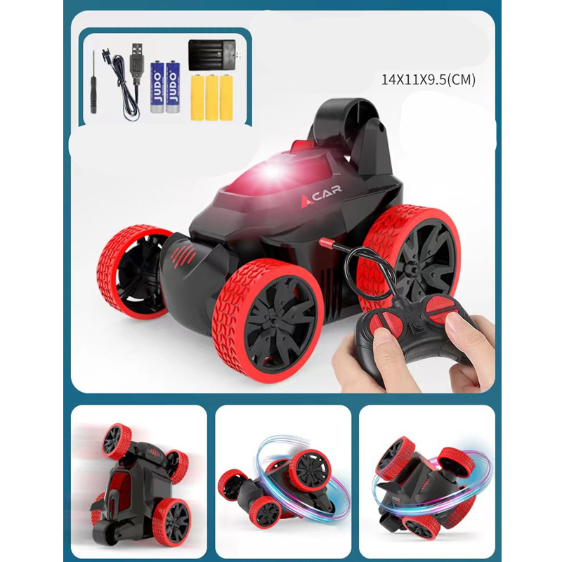Double-sided Tumbling Stunt Dump Truck Charging Version Remote Control Toy - Image 7