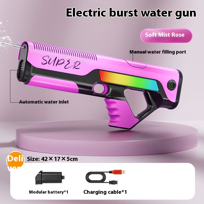 Automatic Feeding Electric Water Gun Children Playing With Water Toys - Image 7