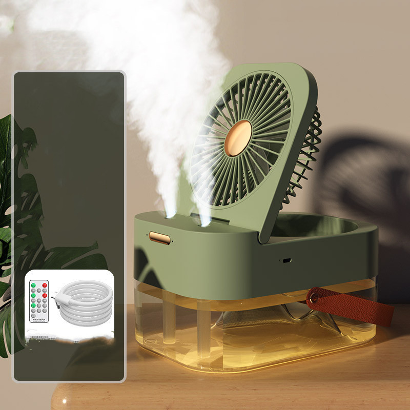 Humidifier Spray Fan Portable Fan Air Cooler Air Humidifier USB Fan Desktop Fan With Night Light For Summer Home Appliance - Image 8