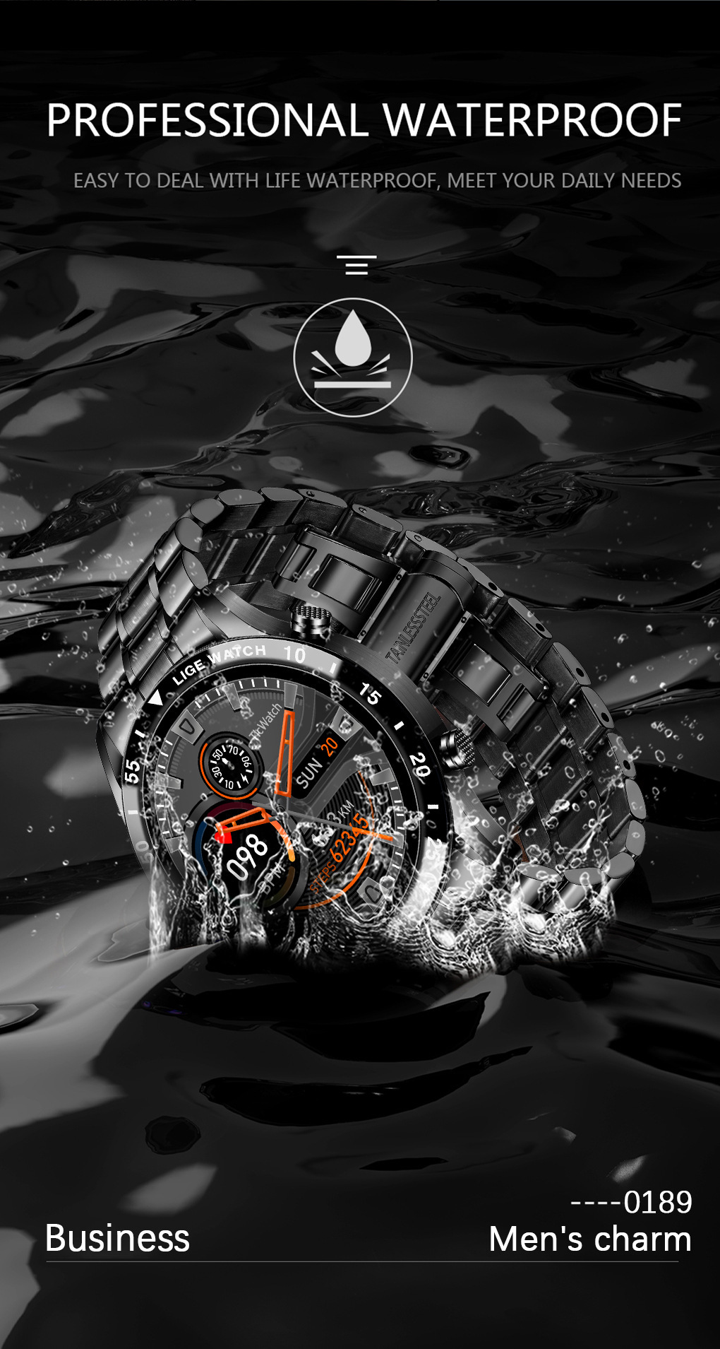 Lige's New Smart Watch Upgrade Smart Wearable Watch - Image 5