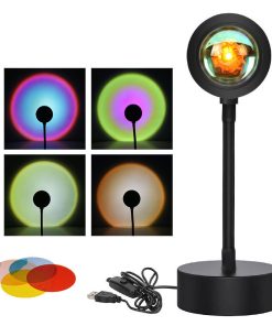 Alternative view of Sunset Projection Lamp Sunset Projector Night Light Wall Decoration Lighting