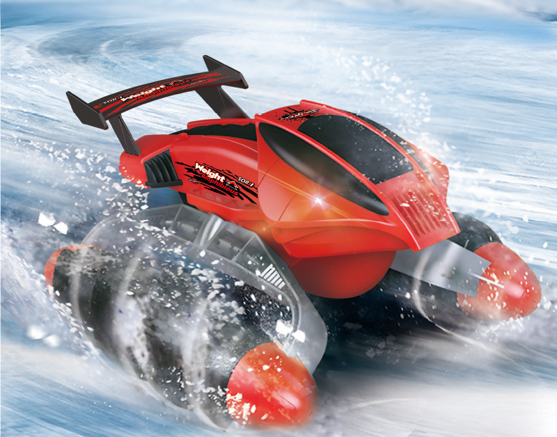 Waterproof Amphibious Wireless Remote Control Electric Speedboat - Image 4