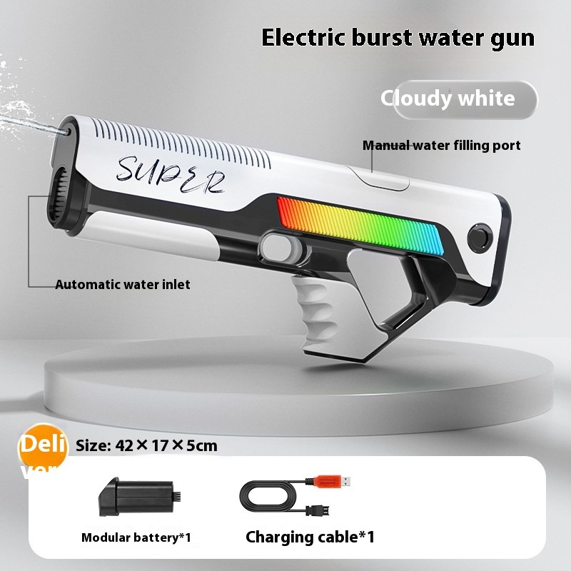 Automatic Feeding Electric Water Gun Children Playing With Water Toys - Image 6