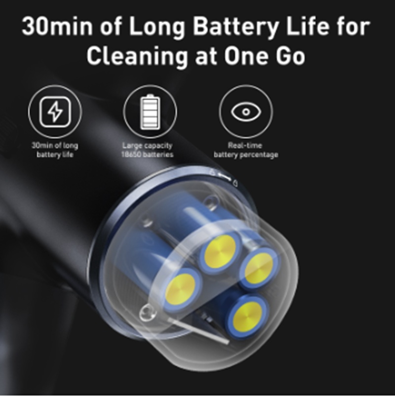 Portable Electric Car Wash Water Gun Set Black - Image 5