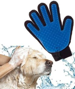 Alternative view of Cat Grooming Glove For Cats Wool Glove Pet Hair Deshedding Brush Comb Glove For Pet Dog Cleaning Massage Glove For Animal Sale