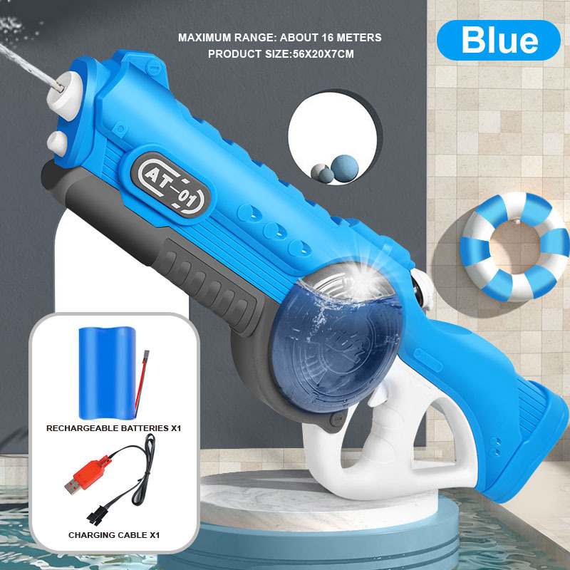 Automatic Suction Water Gun Full Toy Electric - Image 3