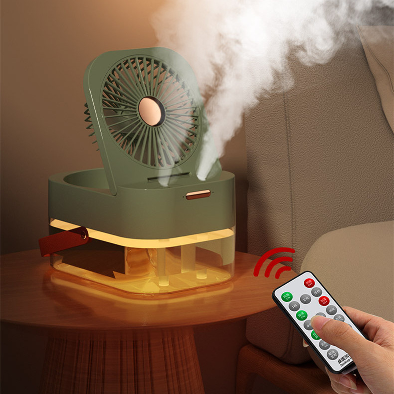 Humidifier Spray Fan Portable Fan Air Cooler Air Humidifier USB Fan Desktop Fan With Night Light For Summer Home Appliance - Image 6