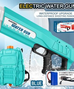 Large Capacity Fully Automatic Continuous Firing Backpack Electric Water Gun