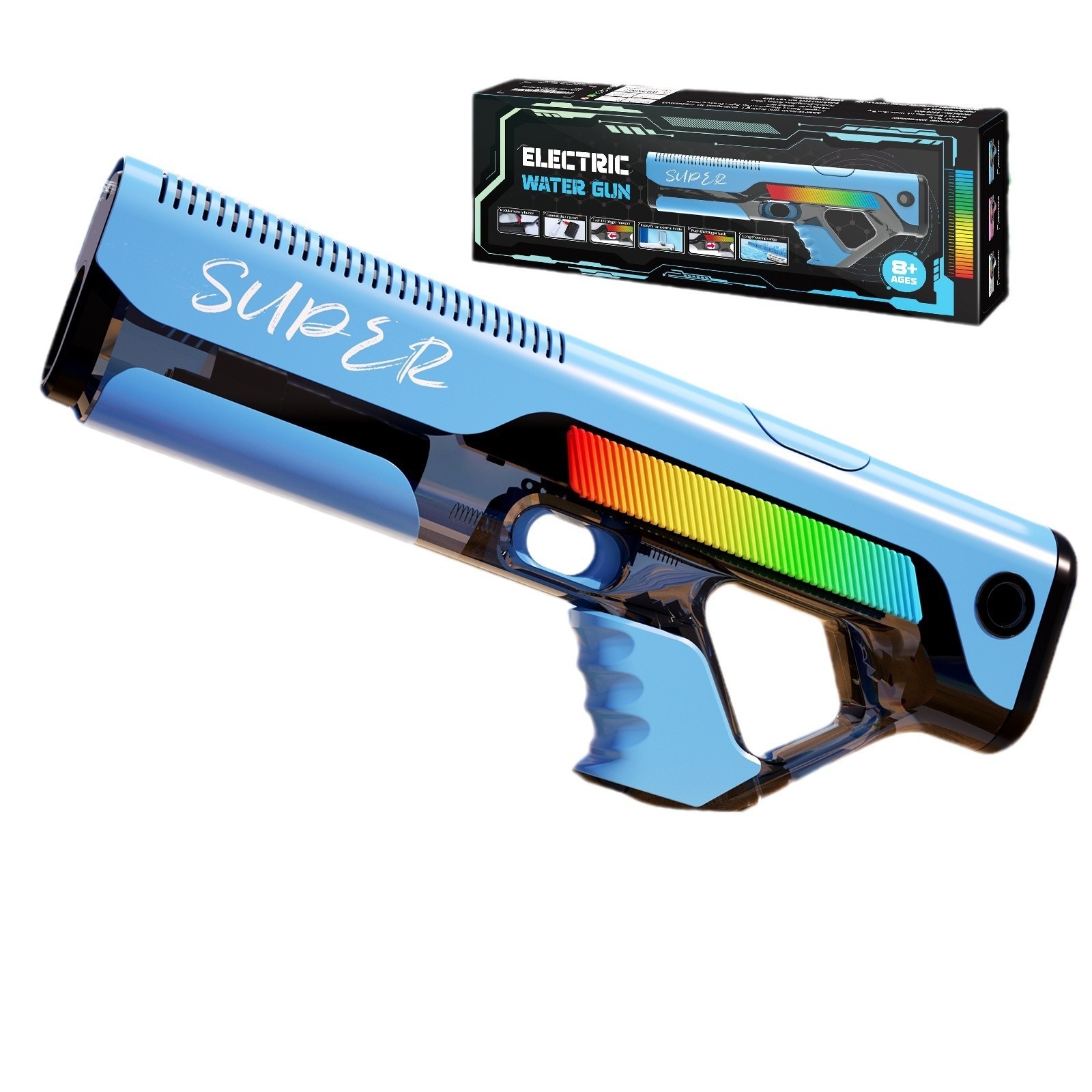 Automatic Feeding Electric Water Gun Children Playing With Water Toys - Image 5
