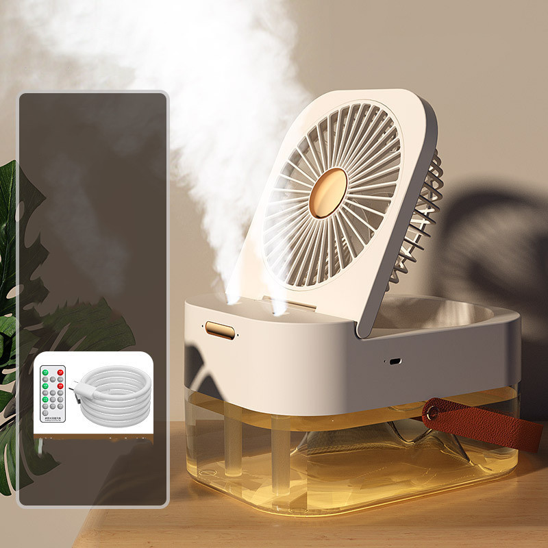 Humidifier Spray Fan Portable Fan Air Cooler Air Humidifier USB Fan Desktop Fan With Night Light For Summer Home Appliance - Image 9
