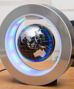 Alternative view of Round LED World Map Floating Globe Magnetic Levitation Light Anti Gravity Magic