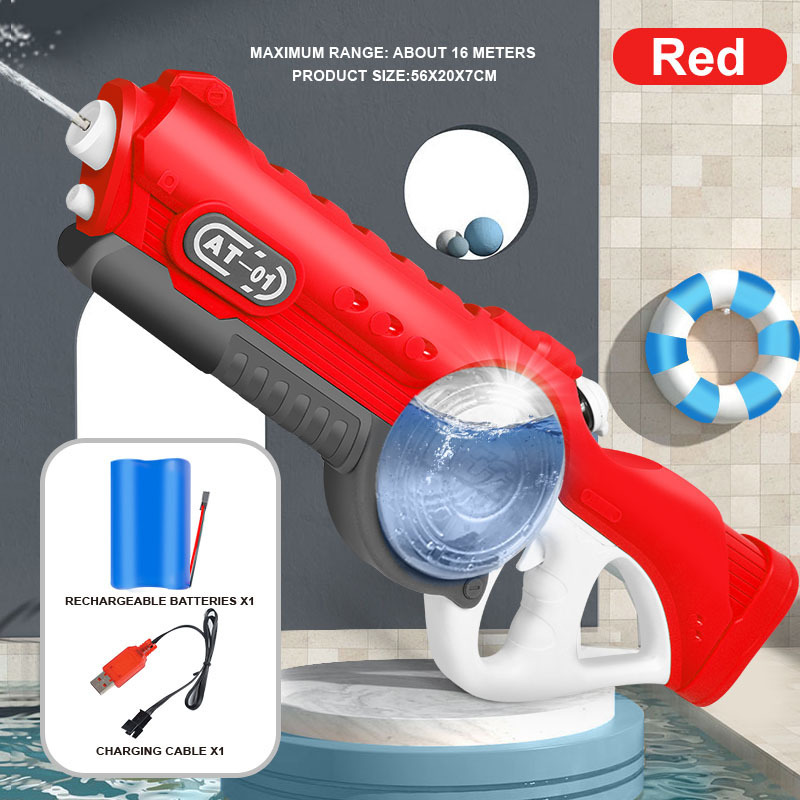 Automatic Suction Water Gun Full Toy Electric - Image 2