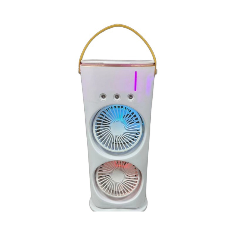 Double-ended Spray Fan Portable Humidifier Fan Air Conditioner Household Small Air Cooler Hydrocooling Portable Air Adjustment - Image 8