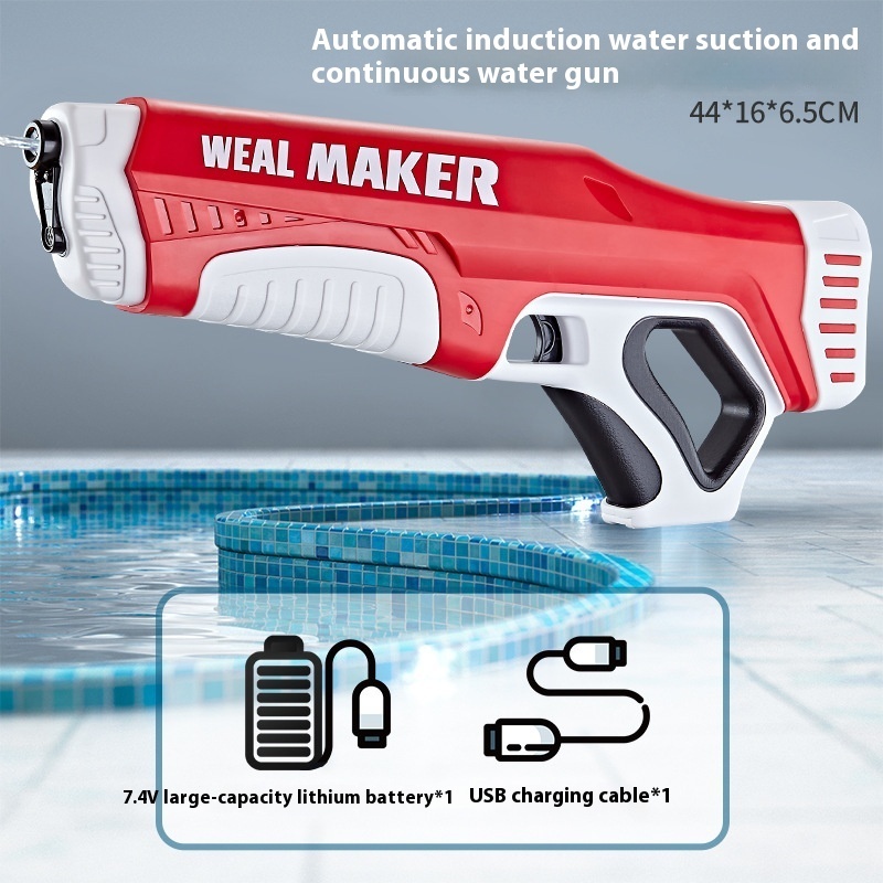 Dinosaur Electric Water Gun Waterproof Automatic Water-absorbing Water-playing Toy - Image 4