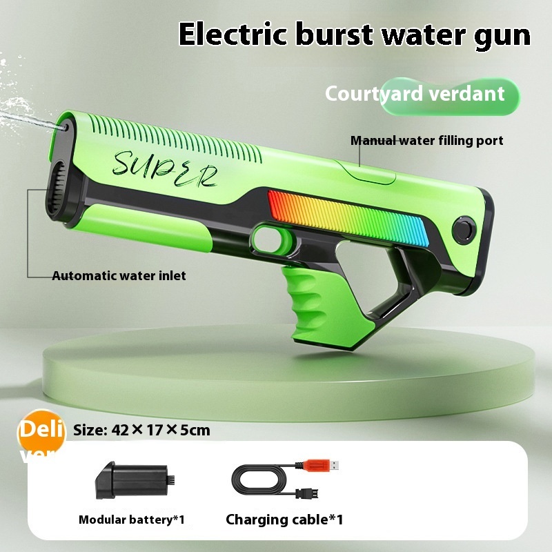 Automatic Feeding Electric Water Gun Children Playing With Water Toys - Image 9