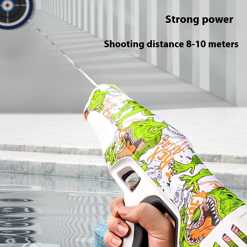 Dinosaur Electric Water Gun Waterproof Automatic Water-absorbing Water-playing Toy - Image 2