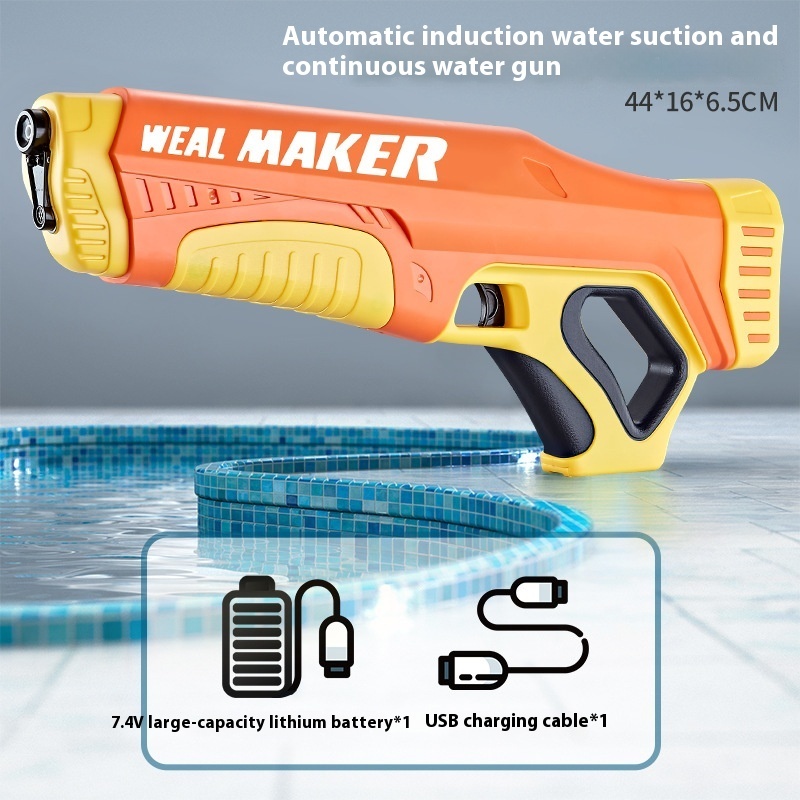 Dinosaur Electric Water Gun Waterproof Automatic Water-absorbing Water-playing Toy - Image 9
