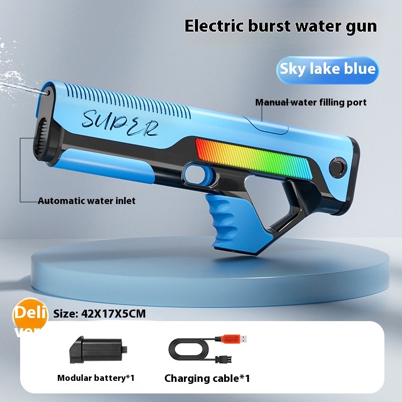 Automatic Feeding Electric Water Gun Children Playing With Water Toys - Image 8