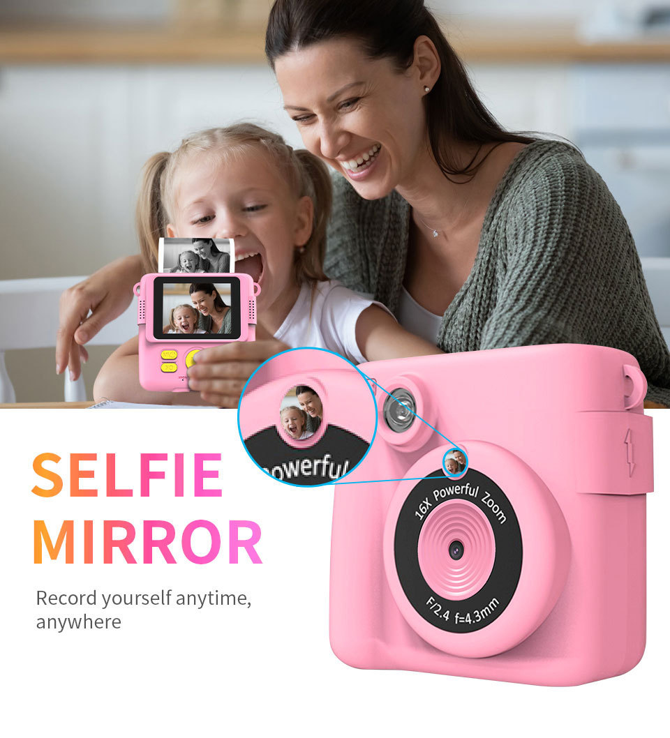 Children's HD Front And Rear Camera Mini Polaroid Camera - Image 8