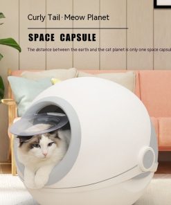 Fully Enclosed Litter Box Deodorant Cat Toilet