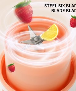Alternative view of Kitchen Electric Juicer USB Charging Wireless Juices Blender Fruit Orange Mixer Squeezer Machine Ice Crush Cup Food Processor