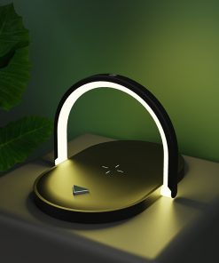 Alternative view of 3 In 1 Foldable Wireless Charger Night Light Wireless Charging Station Stonego LED Reading Table Lamp 15W Fast Charging Light
