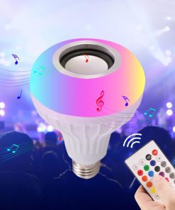 Colorful Smart Audio Stage Light Wireless Remote Control LED Bulb