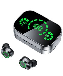 Alternative view of YD03 Wireless Bluetooth-compatible Headset TWS Large Screen Smart Digital Display In Ear Breathing Light