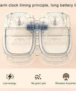 Alternative view of Automatic Pet Feeder Smart Food Dispenser For Cats Dogs Timer Stainless Steel Bowl Auto Dog Cat Pet Feeding Pets Supplies
