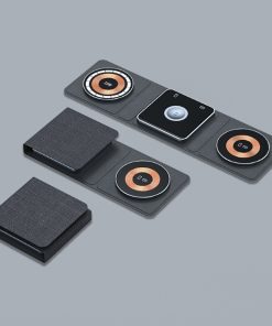 Alternative view of 3 IN 1 Magnetic Folding Wireless Charger Station For IPhone Transparent Fast Charging For IWatch And Airpods