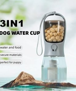 Alternative view of Dog Water Cup Drinking Food Garbage Bag Three-in-one Portable Small Multi-functional Pet Cups Pets Supplies