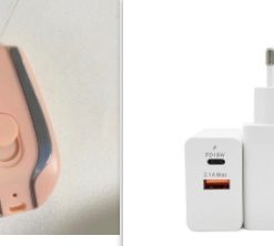 Alternative view of 1500mAh Mini Power Emergency Pod Keychain Charger With Type-C Ultra-Compact Mini Battery Pack Fast Charging Backup Power Bank