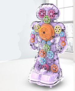 Alternative view of New Transparent Gear Robot Universal With Light And Music