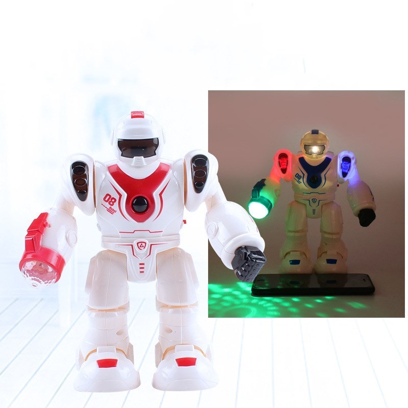 Flash Music Walking Dancing Spaceman Robot Toy Creative Gift - Image 3