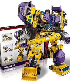 King Kong Robot Hercules Combination Engineering Vehicle Six Unit
