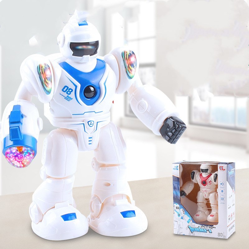Flash Music Walking Dancing Spaceman Robot Toy Creative Gift - Image 4
