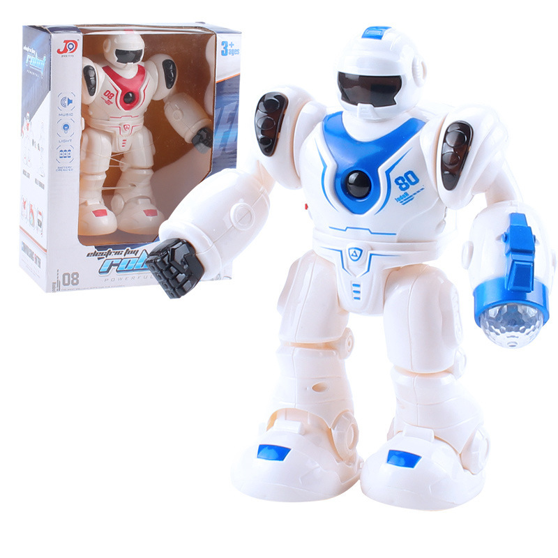 Flash Music Walking Dancing Spaceman Robot Toy Creative Gift