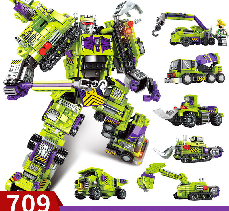 Little Particle Boy Robot Building Block Toy Set - Image 5