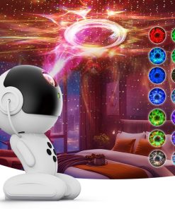 Robot Star Light Projection Lamp Starry Sky Mini Projector