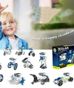Solar Robot Children's Assembled Educational Building Blocks Toy