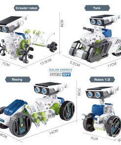 Alternative view of Solar Robot Children's Assembled Educational Building Blocks Toy