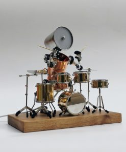 Industrial Style Metal Punk Robot Home Tabletop Decoration