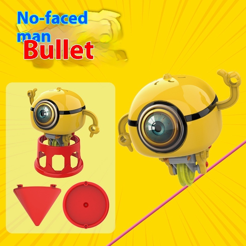 Tumbler Wheelbarrow Bullet Steel Wire Balance Robot Toy - Image 4