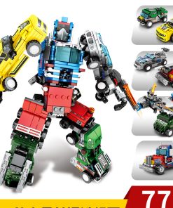 Alternative view of Little Particle Boy Robot Building Block Toy Set
