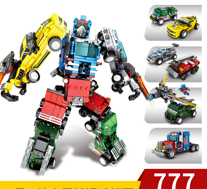 Little Particle Boy Robot Building Block Toy Set - Image 2